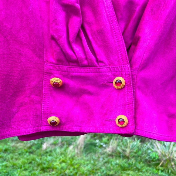 Barbie Pink suede blazer - Picture 3 of 5